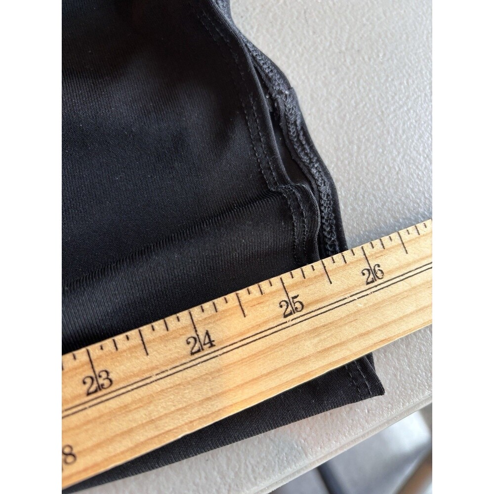 Liv By Habitat Pants XL Artsy Slinky Travel Knit Pull On Pocket Black Ruched - Picture 9 of 9
